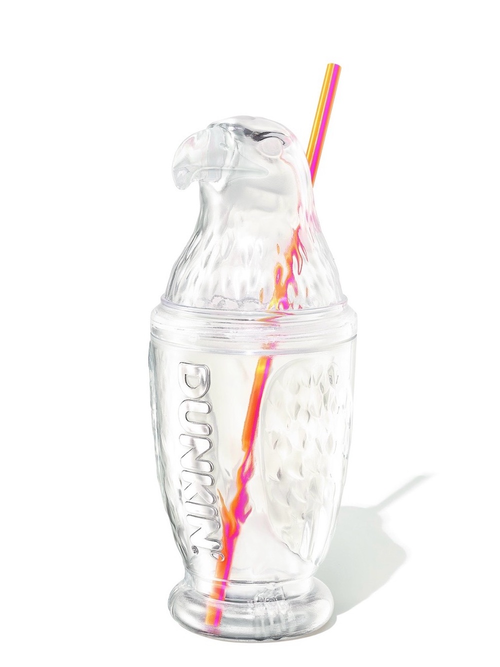 Dunkin’ Donuts  Eagle-Shaped Tumbler with Straw